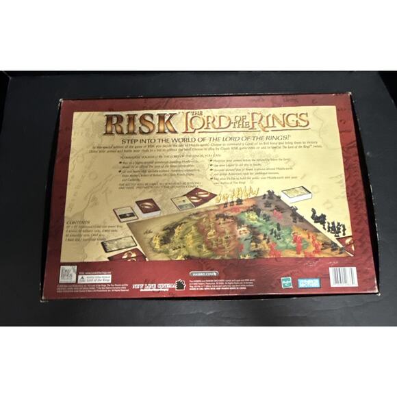 Risk Lord of the Rings Middle Earth Conquest Board Game 100% Complete Strategy - Picture 3 of 12